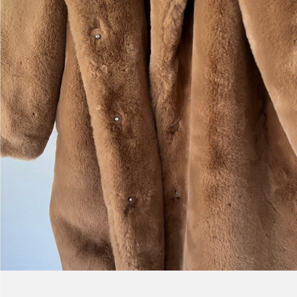 New York & Company Brown Teddy Jacket